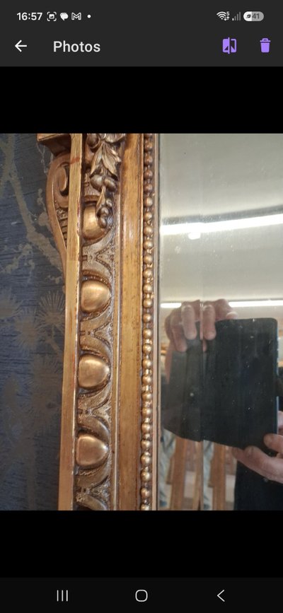 Specchio dell'epoca di Napoleone III, 179 x 109