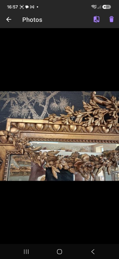 Specchio dell'epoca di Napoleone III, 179 x 109