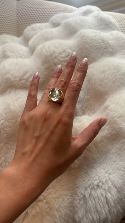 Anello MAUBOUSSIN in oro, diamanti e cristalli
