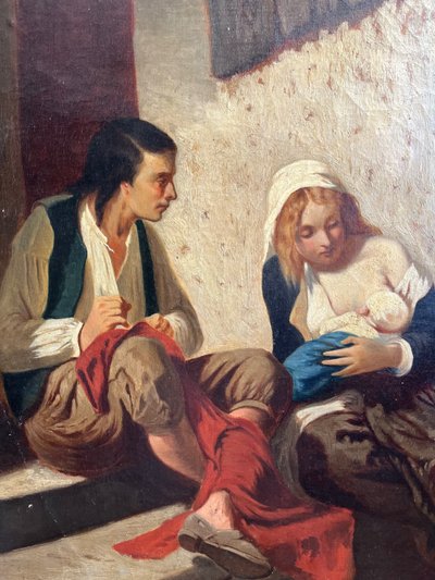Oil painting on canvas