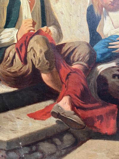 Oil painting on canvas