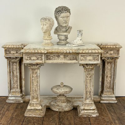 Grande console XIXe de style Antique