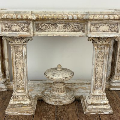 Grande console XIXe de style Antique