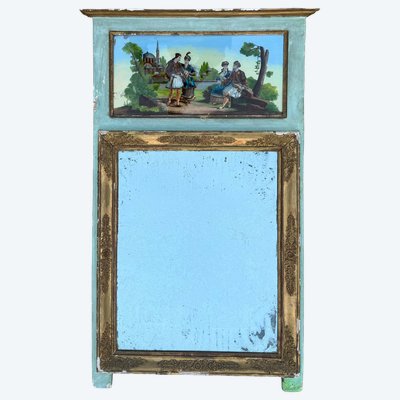 Kleine bemalte Glassäule