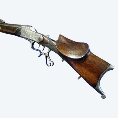 19th-century German falling-block target rifle.