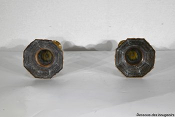Coppia di torce in bronzo - Fine XIX secolo