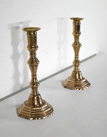 Coppia di torce in bronzo - Fine XIX secolo
