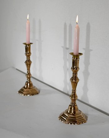 Coppia di torce in bronzo - Fine XIX secolo