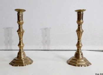 Coppia di torce in bronzo - Fine XIX secolo