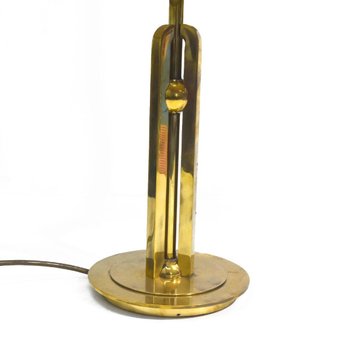 Lampe De Bureau Laiton Moderniste 
