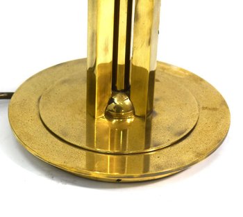 Lampe De Bureau Laiton Moderniste 