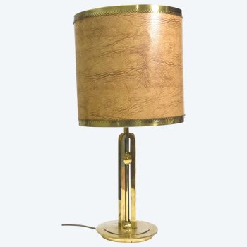 Lampe De Bureau Laiton Moderniste 