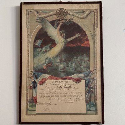 Album fotografico, targa da pilota, diploma della Prima Guerra Mondiale