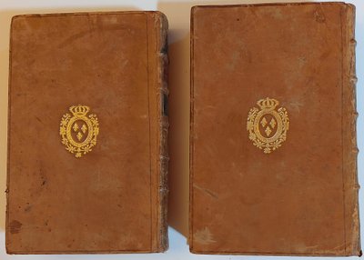 Geschichte der Juden – 2 Bände – 1780 – Mit königlichem Wappen