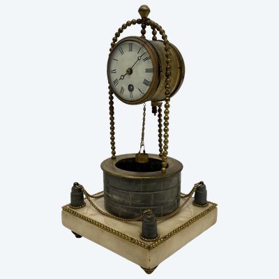 Louis XVI period well clock, late 18th century