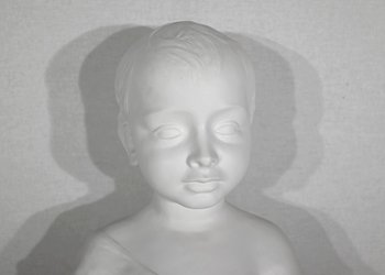 Kinderbüste aus Limoges-Biskuit - Anfang 20.