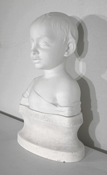 Kinderbüste aus Limoges-Biskuit - Anfang 20.