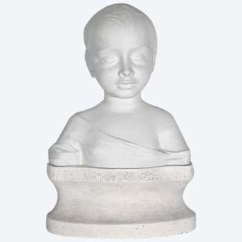 Bust of Child in Biscuit of Limoges - Beginning XXth