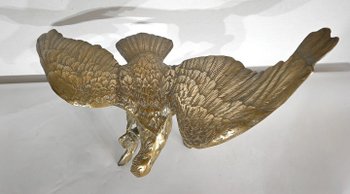 Important Eagle in Brass - XXth century