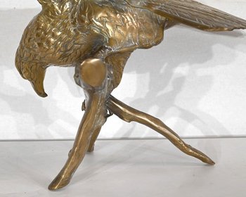Important Eagle in Brass - XXth century