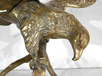 Important Eagle in Brass - XXth century