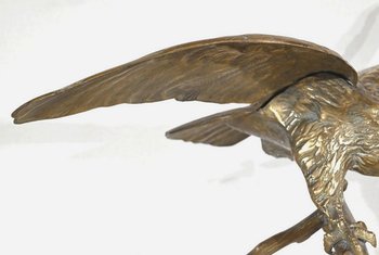 Important Eagle in Brass - XXth century