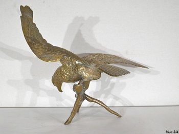 Important Eagle in Brass - XXth century