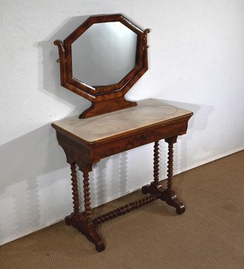 Petite Coiffeuse en Acajou, époque Louis-Philippe – 1ère partie du XIXe