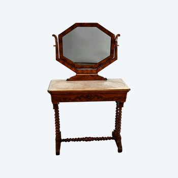 Small mahogany dressing table, Louis-Philippe period - 1st part of the 19th century