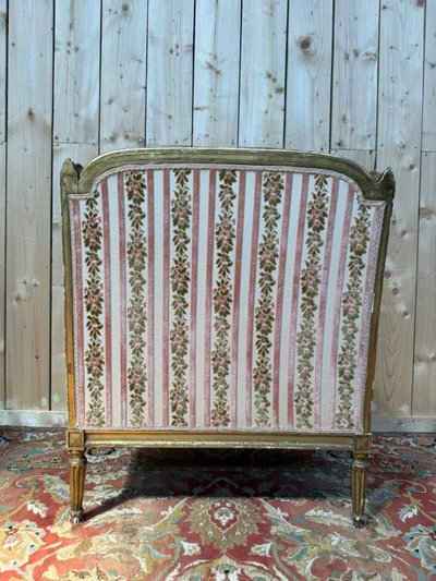 Armchair - Louis XVI style wing chair "JANSEN"