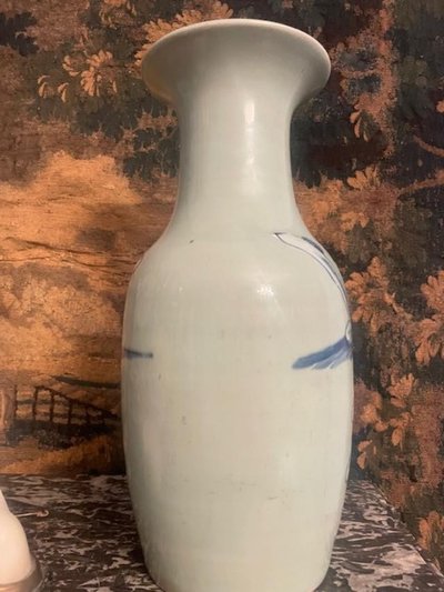 Vase en porcelaine de Chine de la fin du 19 ème