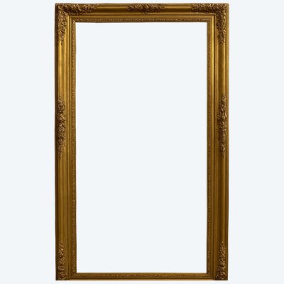 Specchio in legno e stucco dorato in stile Impero, circa 1810-1820.