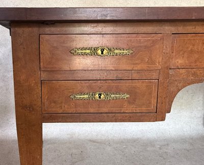 Schreibtisch aus Nussbaummaserholz?