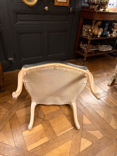 Queen-Sessel aus lackiertem Holz