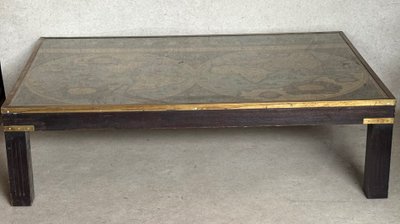 Table basse mappemonde