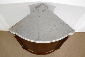 Encoignure en Acajou massif, style Louis XVI – Milieu XXe