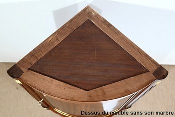 Encoignure en Acajou massif, style Louis XVI – Milieu XXe