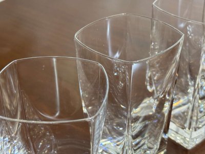 Set of 6 Sèvres crystal orangeade glasses
