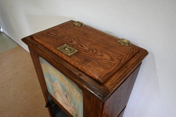 Kleine Kühlbox aus massiver Eiche - 1940