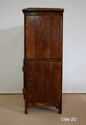 Kleine Kühlbox aus massiver Eiche - 1940