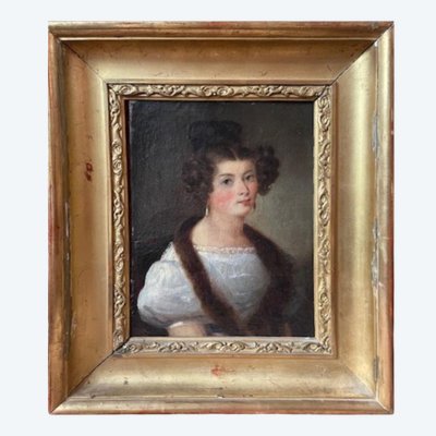 Portrait , école Française vers 1820