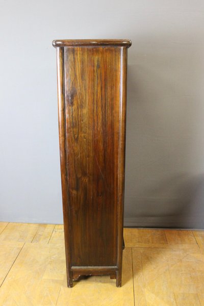 Small Chinese Cabinet in Red and Gold Lacquer