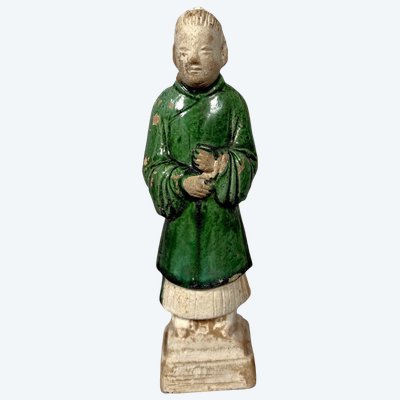 Sculpture d'un serviteur Mingqi Chine Dynastie Ming (1368-1644)
