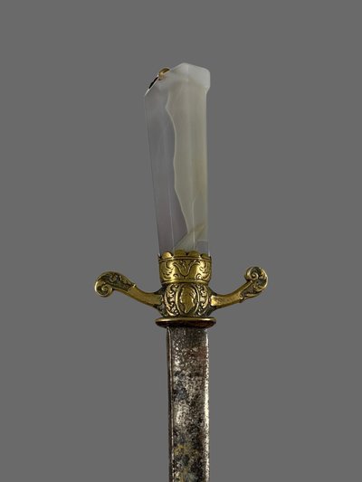 17th Century German Agate Hunting Dagger