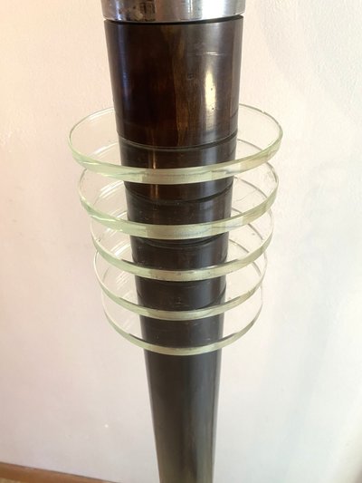 Large Art Deco diffuser floor lamp XX th