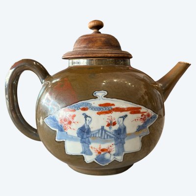THÉIÈRE - PORCELAINE - KANGXI - CHINE - DÉBUT XVIII ÈME