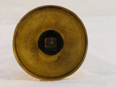Coppia di candelieri in bronzo d'epoca, restaurati