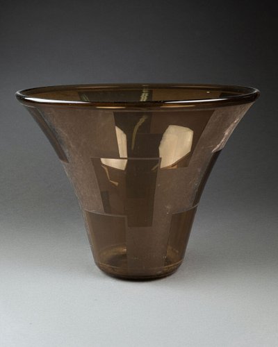 Daum † Nancy France Grand Vase Art Déco Ø 37cm