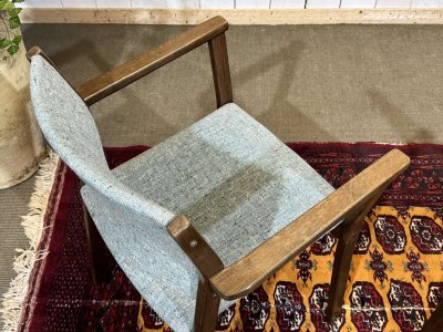 Paire de fauteuils anglais en teck des années 1970