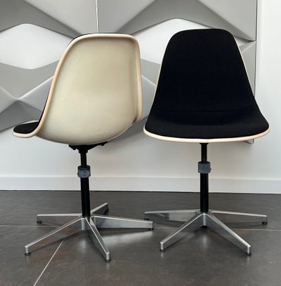 Sedia da ufficio modello PSCC di Ray e Charles Eames per Hermann Miller, anni '60